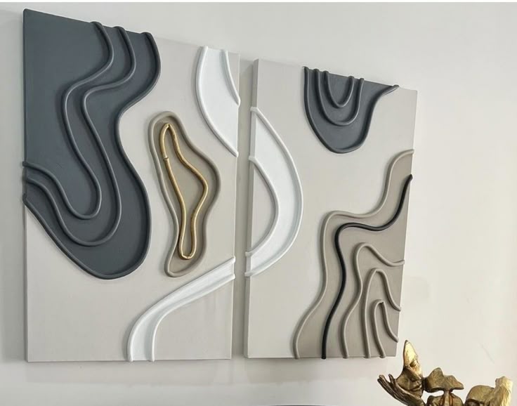 Modern Abstract Line Wall Art Set