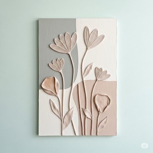 Serena Botanical Relief Wall Art