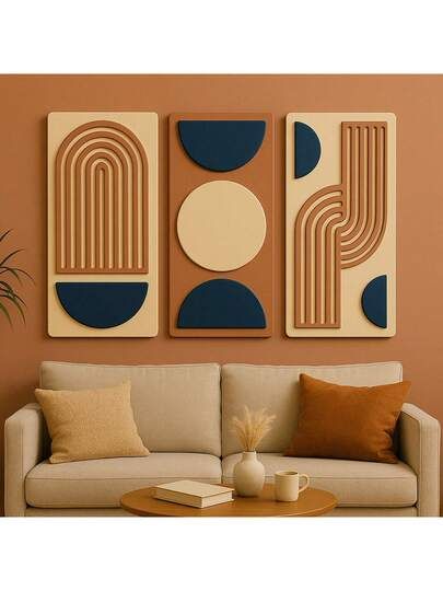 Verdant Arches Sculptural Wall Art Set of 2