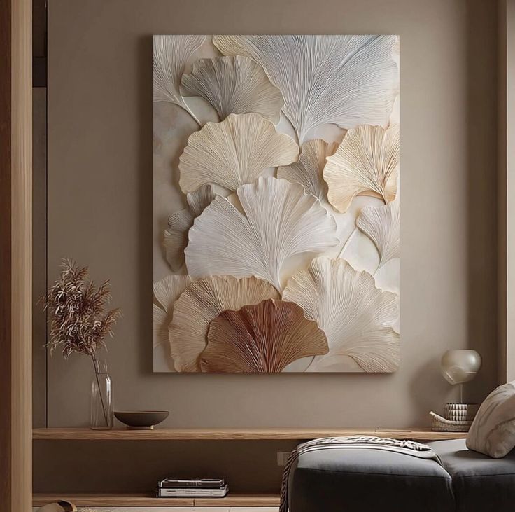 Golden Ginkgo Elegance Wall Art