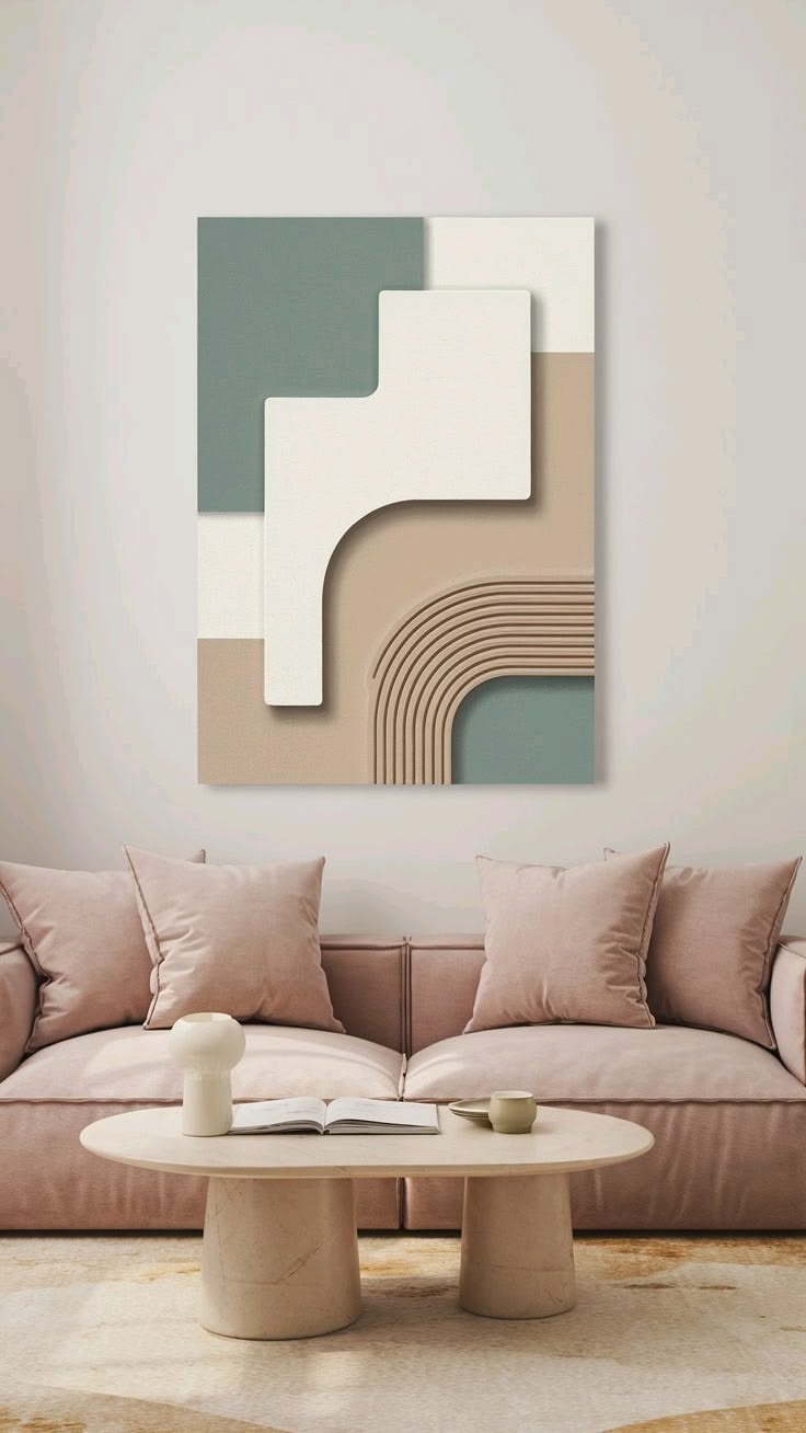 Minimalist Organic Line Wall Art