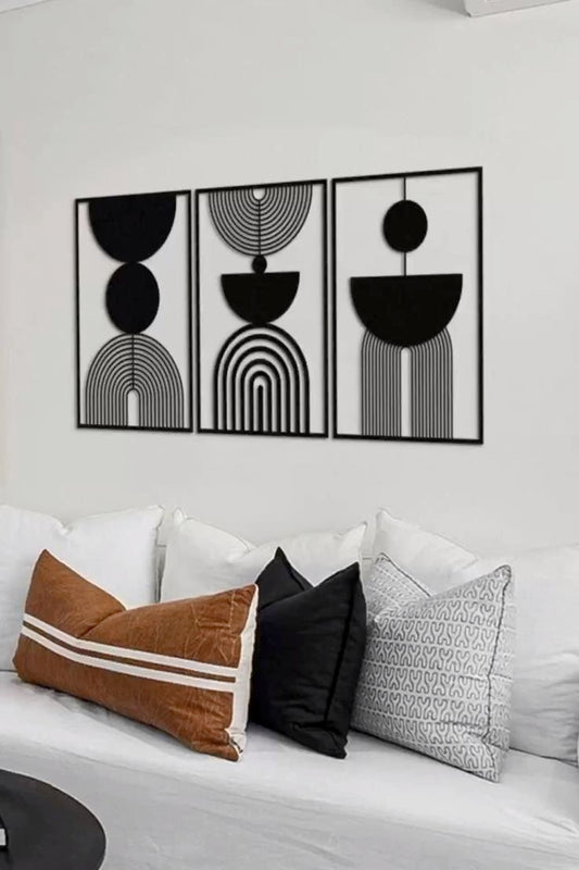 Monument Geometric Wall Art Set of 3