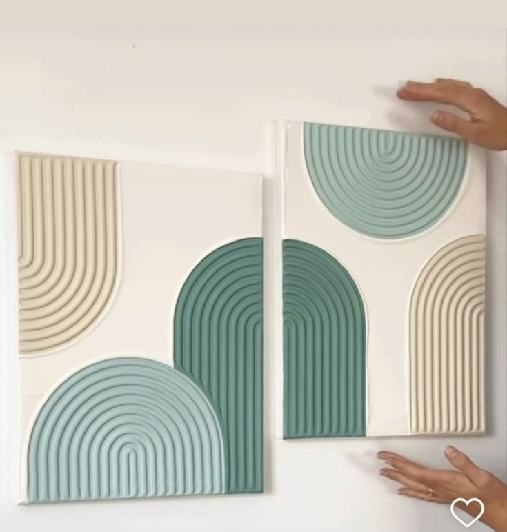 Sage Arch Textured Wall Art Set of 2